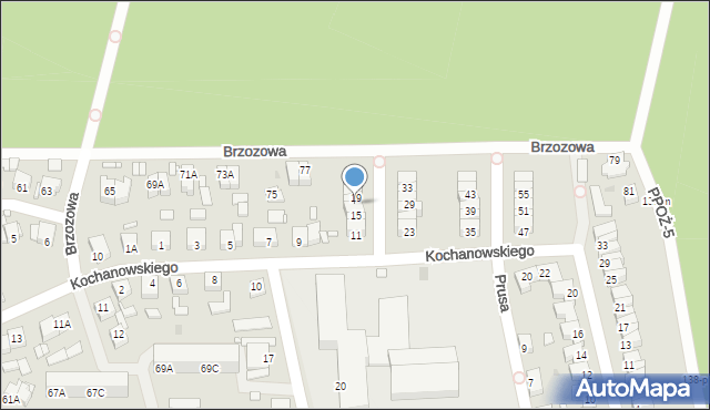 Wągrowiec, Kochanowskiego Jana, 17, mapa Wągrowiec