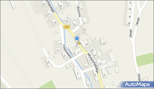 Walim, Konopnickiej Marii, 2b, mapa Walim