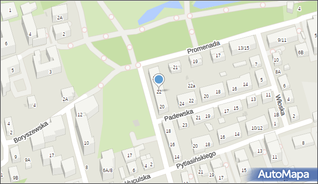 Warszawa, Konduktorska, 22, mapa Warszawy