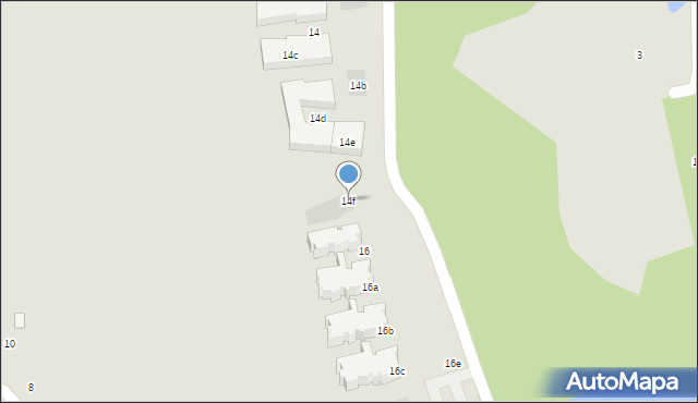 Warszawa, Kopalniana, 14f, mapa Warszawy