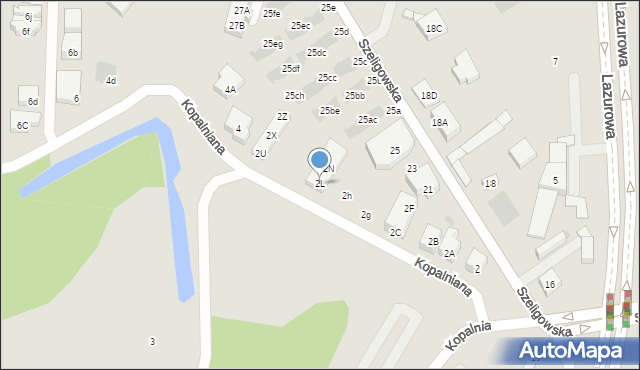 Warszawa, Kopalniana, 2L, mapa Warszawy