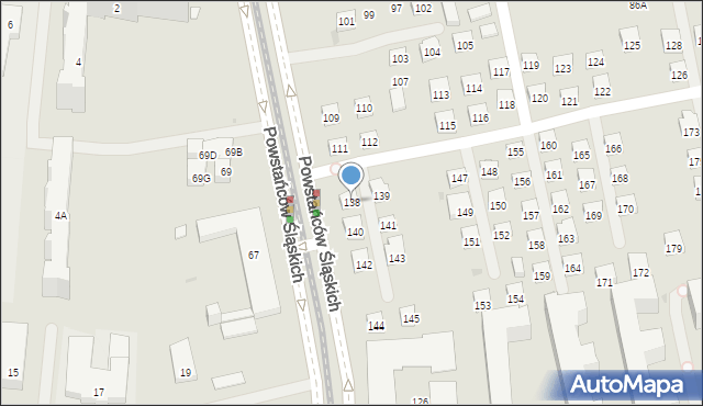 Warszawa, Konarskiego Stanisława, 138, mapa Warszawy