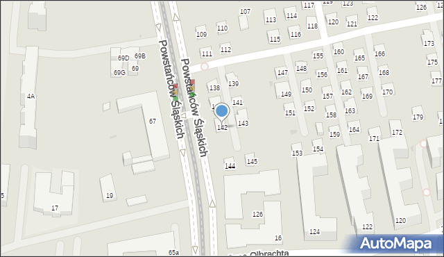 Warszawa, Konarskiego Stanisława, 142, mapa Warszawy