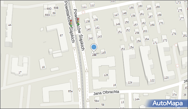 Warszawa, Konarskiego Stanisława, 144, mapa Warszawy