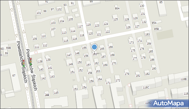 Warszawa, Konarskiego Stanisława, 161, mapa Warszawy