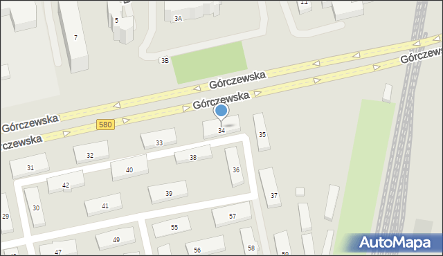 Warszawa, Konarskiego Stanisława, 34, mapa Warszawy