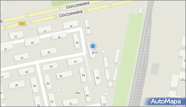 Warszawa, Konarskiego Stanisława, 37, mapa Warszawy