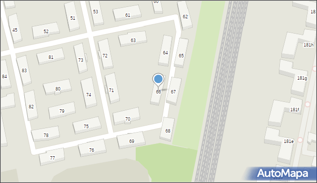 Warszawa, Konarskiego Stanisława, 66, mapa Warszawy