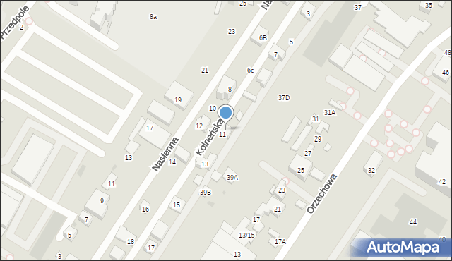 Warszawa, Kolneńska, 9, mapa Warszawy