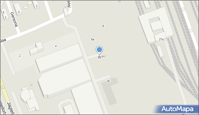 Warszawa, Kotsisa Aleksandra, 8b, mapa Warszawy
