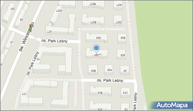 Warszawa, Kondratowicza Ludwika, 65C, mapa Warszawy