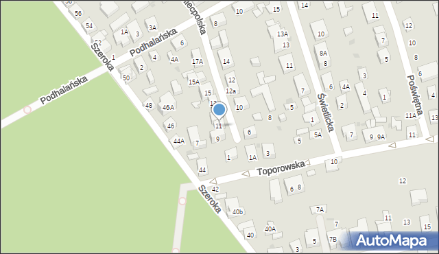 Warszawa, Koniecpolska, 11, mapa Warszawy