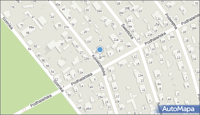 Warszawa, Koniecpolska, 18, mapa Warszawy