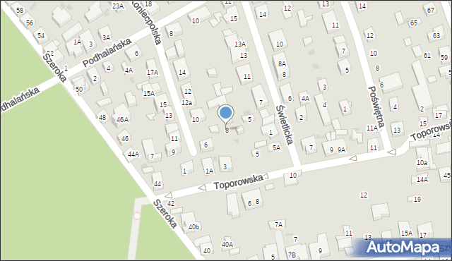 Warszawa, Koniecpolska, 8, mapa Warszawy