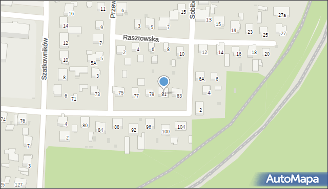 Warszawa, Konwisarska, 81, mapa Warszawy