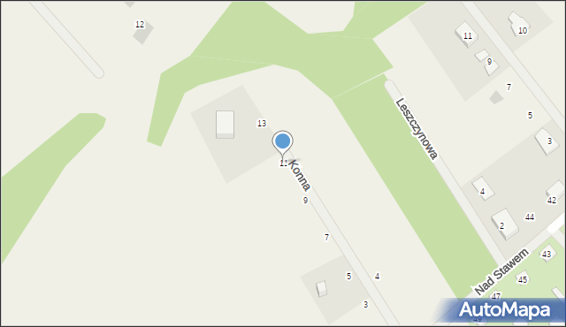 Warzenko, Konna, 11, mapa Warzenko