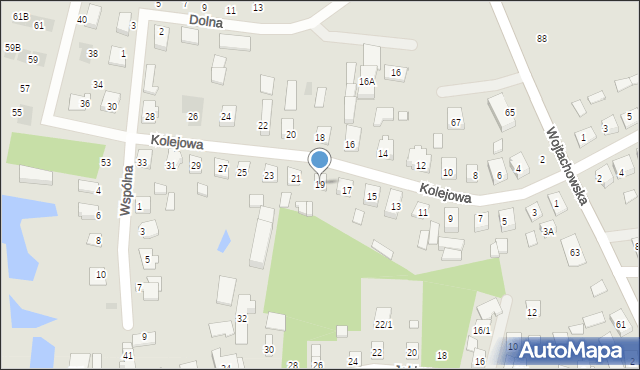 Wasilków, Kolejowa, 19, mapa Wasilków