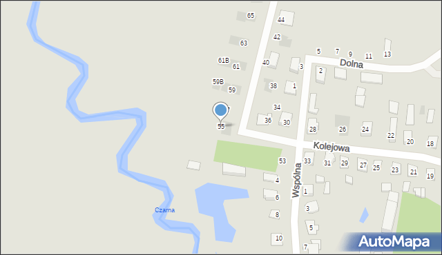 Wasilków, Kolejowa, 55, mapa Wasilków