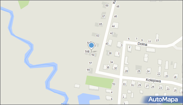 Wasilków, Kolejowa, 59A, mapa Wasilków