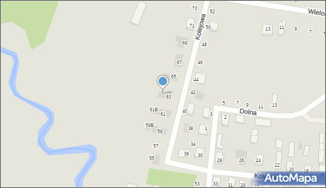 Wasilków, Kolejowa, 63a, mapa Wasilków
