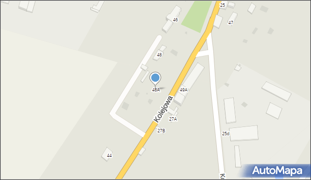 Wąsosz, Kolejowa, 48A, mapa Wąsosz