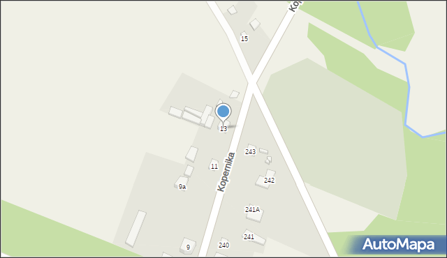 Węglewice, Kopernika Mikołaja, 13, mapa Węglewice