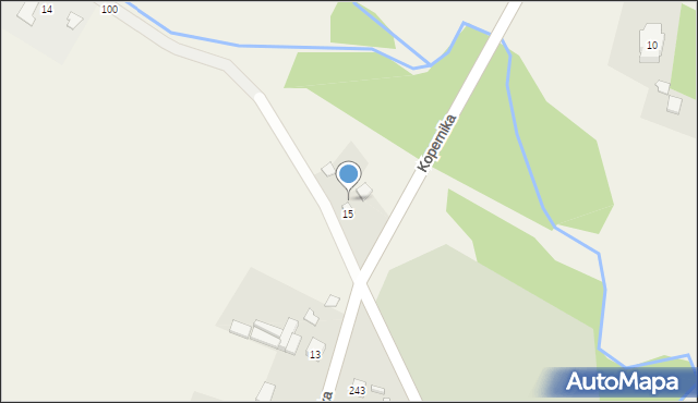 Węglewice, Kopernika Mikołaja, 15a, mapa Węglewice