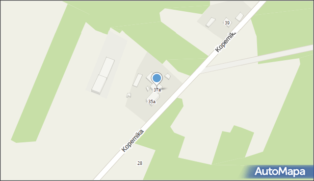 Węglewice, Kopernika Mikołaja, 37a, mapa Węglewice