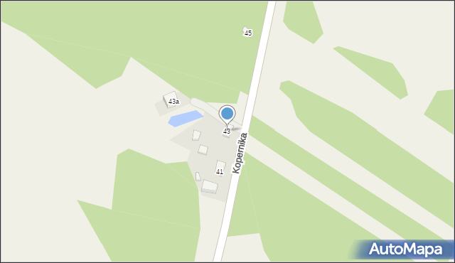 Węglewice, Kopernika Mikołaja, 43, mapa Węglewice