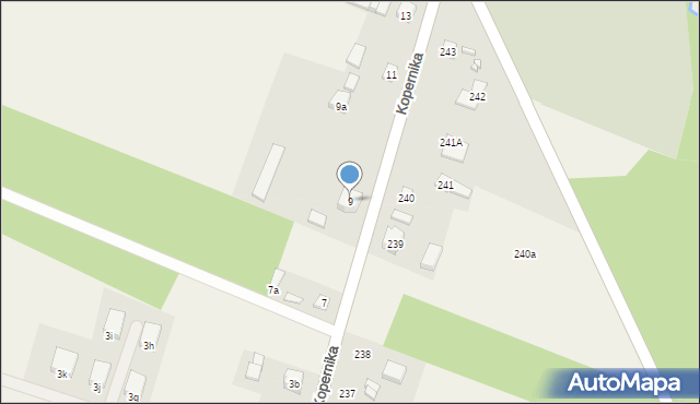 Węglewice, Kopernika Mikołaja, 9, mapa Węglewice