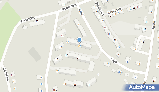 Węgorzewo, Kopernika Mikołaja, 10, mapa Węgorzewo
