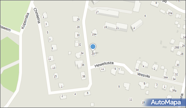 Węgorzewo, Kopernika Mikołaja, 23, mapa Węgorzewo