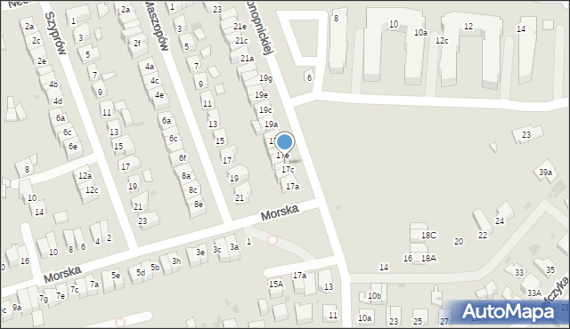 Wejherowo, Konopnickiej Marii, 17d, mapa Wejherowo