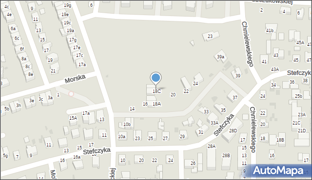 Wejherowo, Konopnickiej Marii, 18D, mapa Wejherowo