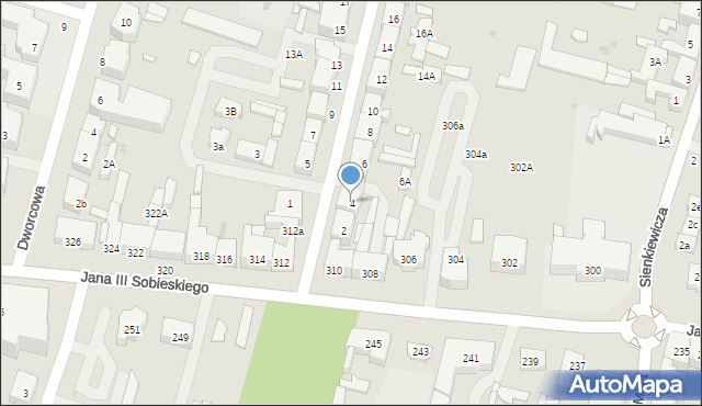 Wejherowo, Kopernika Mikołaja, 4, mapa Wejherowo