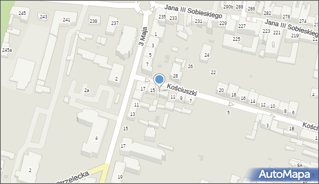 Wejherowo, Kościuszki Tadeusza, gen., 15a, mapa Wejherowo