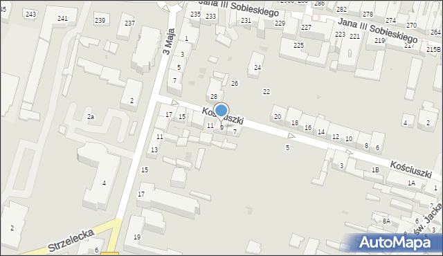 Wejherowo, Kościuszki Tadeusza, gen., 9, mapa Wejherowo