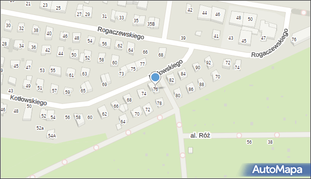 Wejherowo, Kotłowskiego Jana, 76, mapa Wejherowo