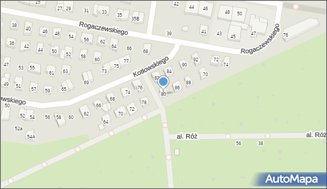 Wejherowo, Kotłowskiego Jana, 80, mapa Wejherowo