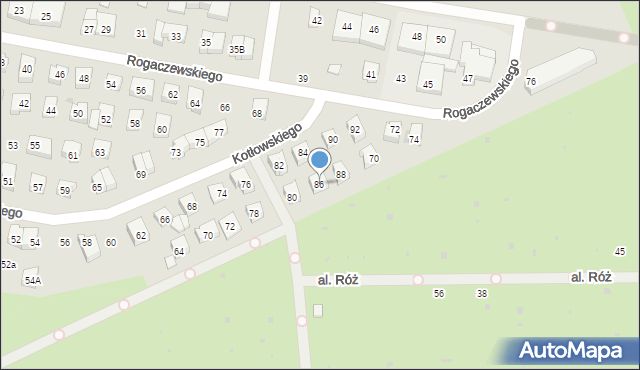 Wejherowo, Kotłowskiego Jana, 86, mapa Wejherowo