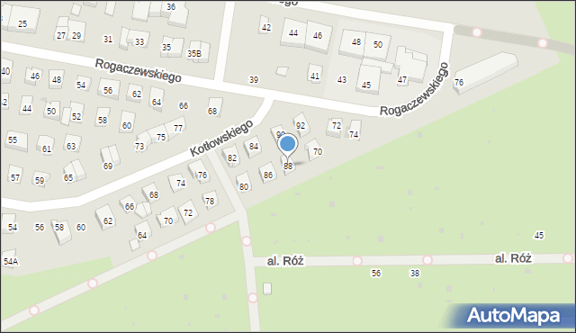 Wejherowo, Kotłowskiego Jana, 88, mapa Wejherowo