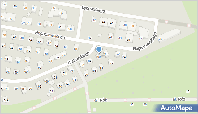 Wejherowo, Kotłowskiego Jana, 90, mapa Wejherowo