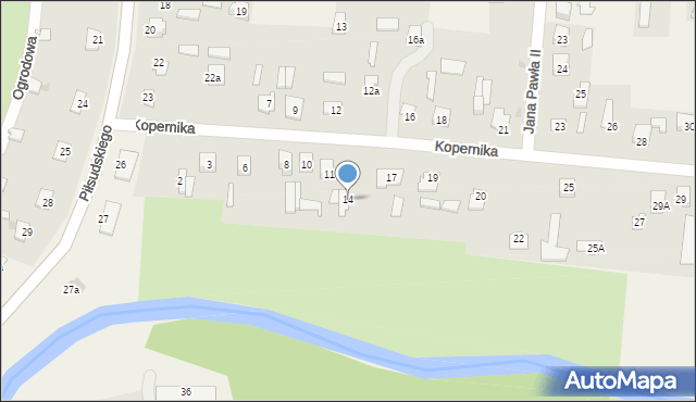 Werbkowice, Kopernika Mikołaja, 14, mapa Werbkowice