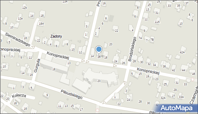 Wieliczka, Konopnickiej Marii, 16, mapa Wieliczka
