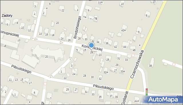 Wieliczka, Konopnickiej Marii, 19, mapa Wieliczka