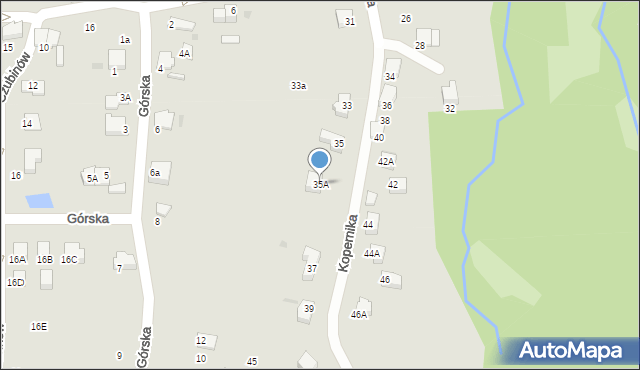 Wieliczka, Kopernika Mikołaja, 35A, mapa Wieliczka