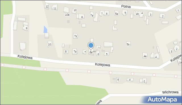 Wielki Klincz, Kolejowa, 6a, mapa Wielki Klincz
