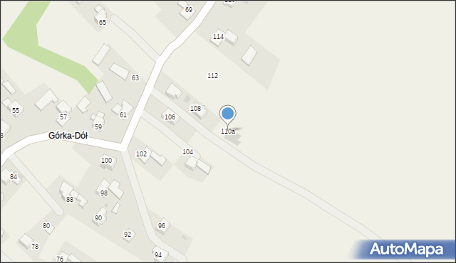 Wieprz, Kościelna, 110a, mapa Wieprz