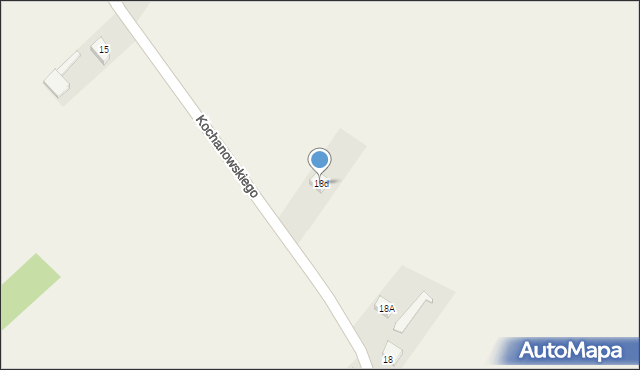 Wierzbica, Kochanowskiego Jana, 18d, mapa Wierzbica