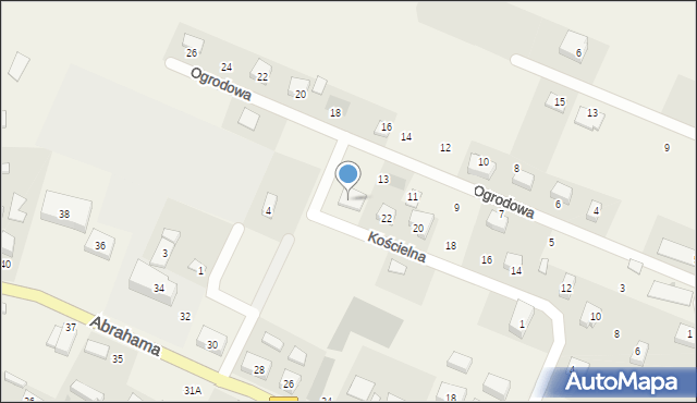 Wierzchucino, Kościelna, 24, mapa Wierzchucino